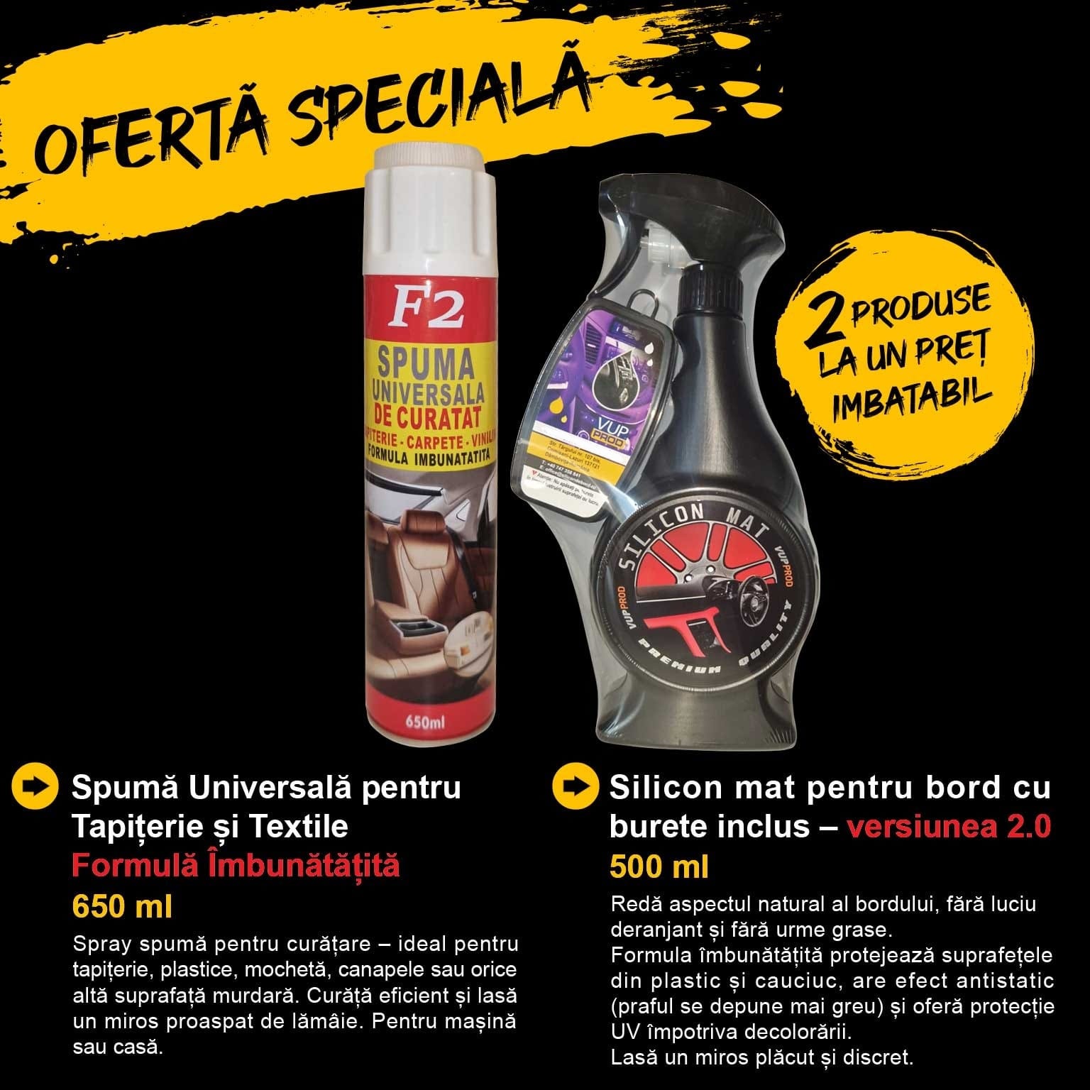 Kit curatare+restaurare interior masina