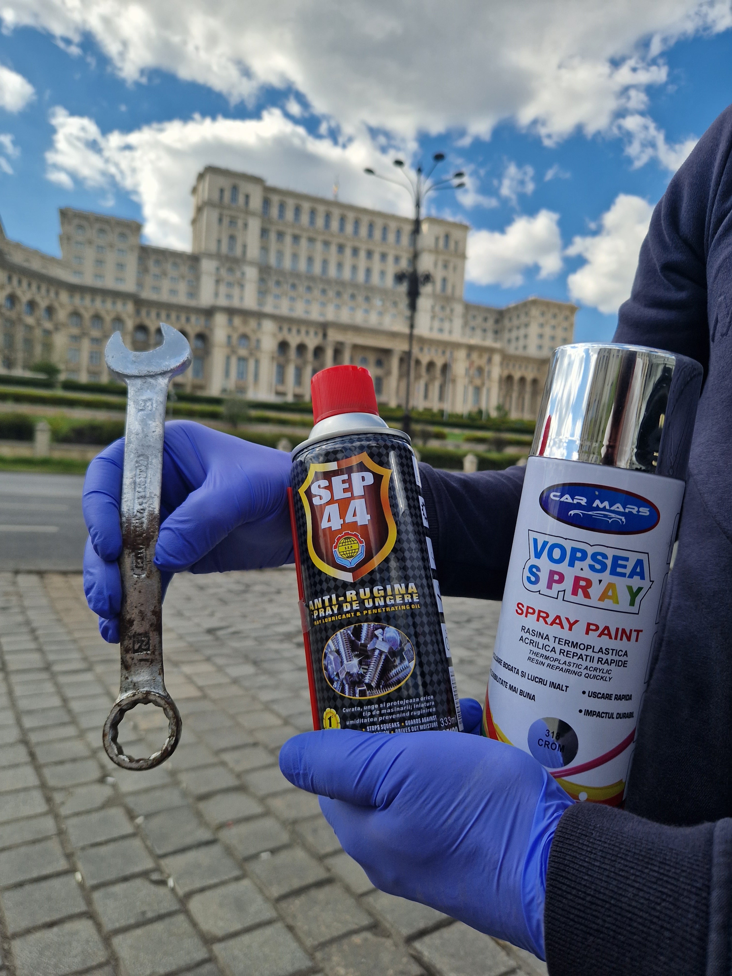 Pachet 2 spray-uri anti rugina profesional